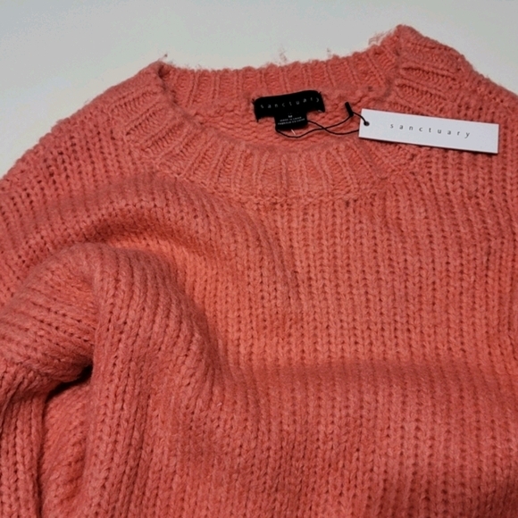 Sanctuary Pink thick Pullover Sweater - Picture 6 of 7